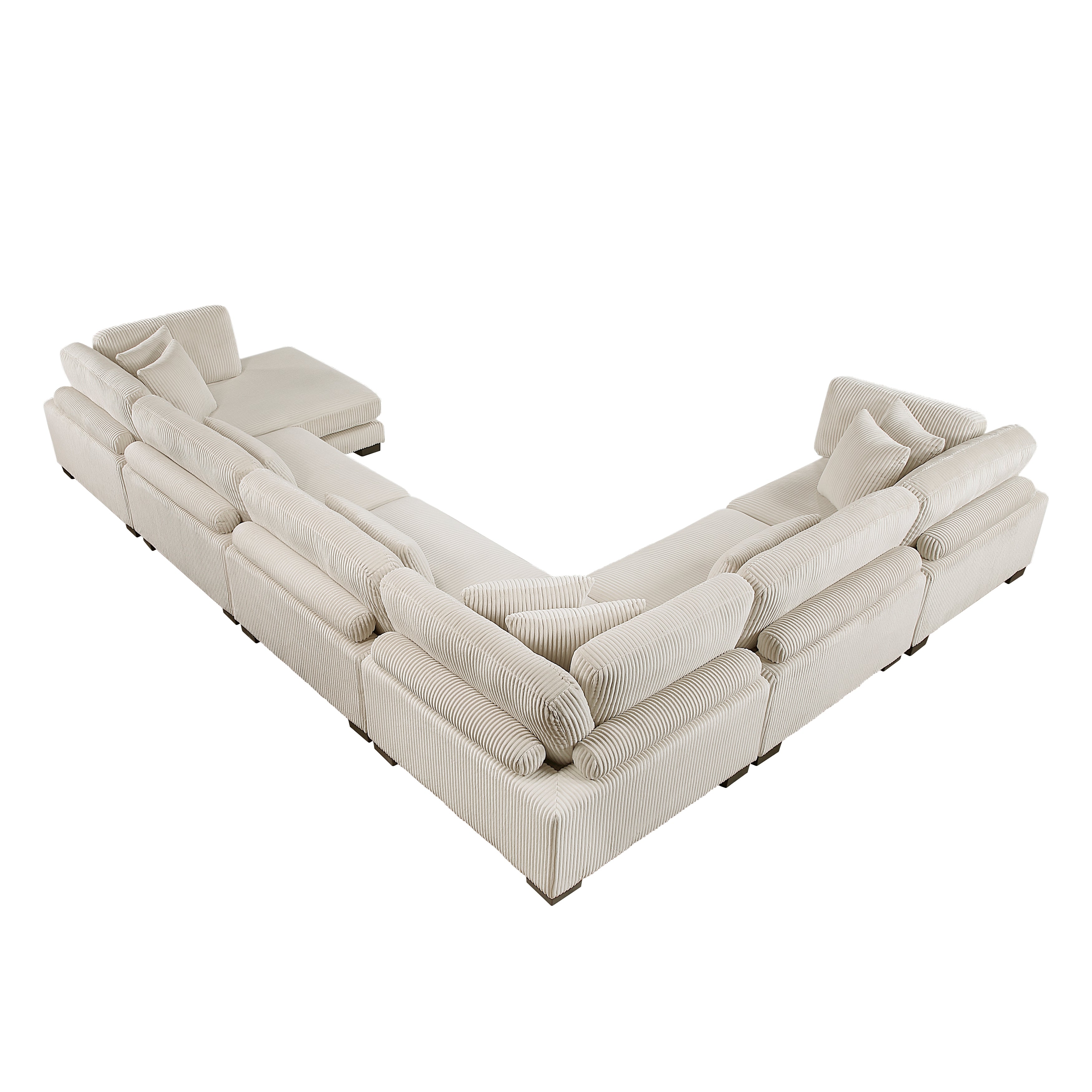 8555BE*2CR3ACVC (6)6-Piece Modular Sectional with Reversible Chaise - 8555BE*2CR3ACVC