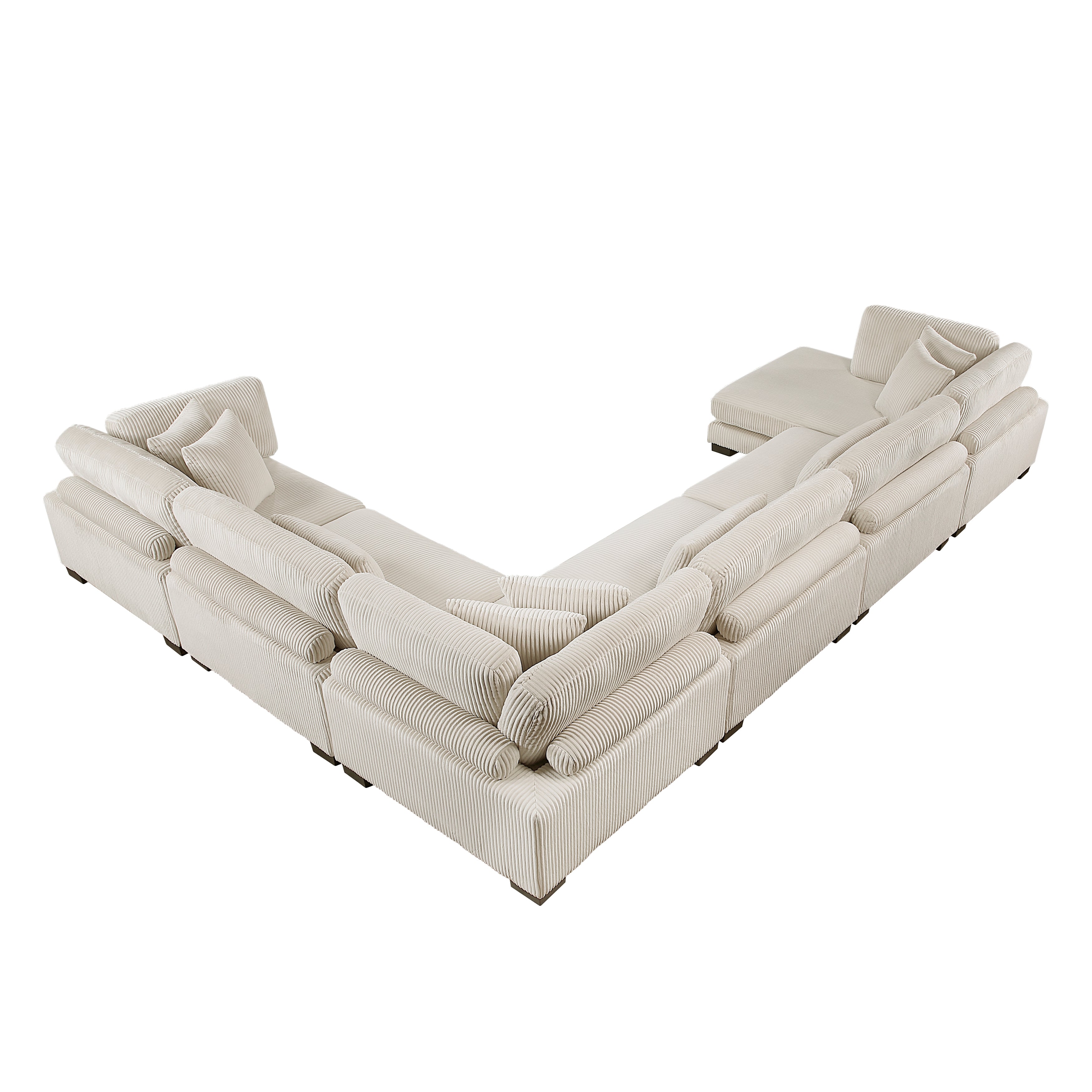 8555BE*2CR3ACVC (6)6-Piece Modular Sectional with Reversible Chaise - 8555BE*2CR3ACVC