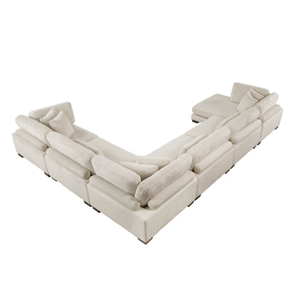 8555BE*2CR3ACVC (6)6-Piece Modular Sectional with Reversible Chaise - 8555BE*2CR3ACVC