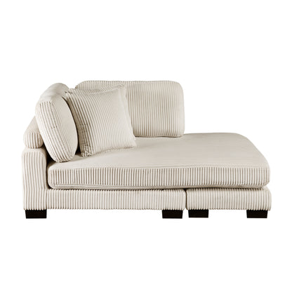 8555BE*2CR3ACVCOT (7)7-Piece Modular Sectional with Reversible Chaise and Ottoman - 8555BE*2CR3ACVCOT