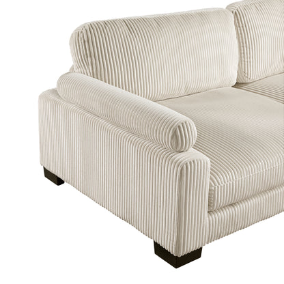 8555BE*2CR3ACVCOT (7)7-Piece Modular Sectional with Reversible Chaise and Ottoman - 8555BE*2CR3ACVCOT