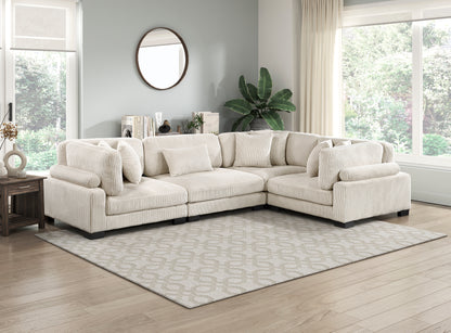 8555BE*3CRAC (4)4-Piece Modular Sectional - 8555BE*3CRAC