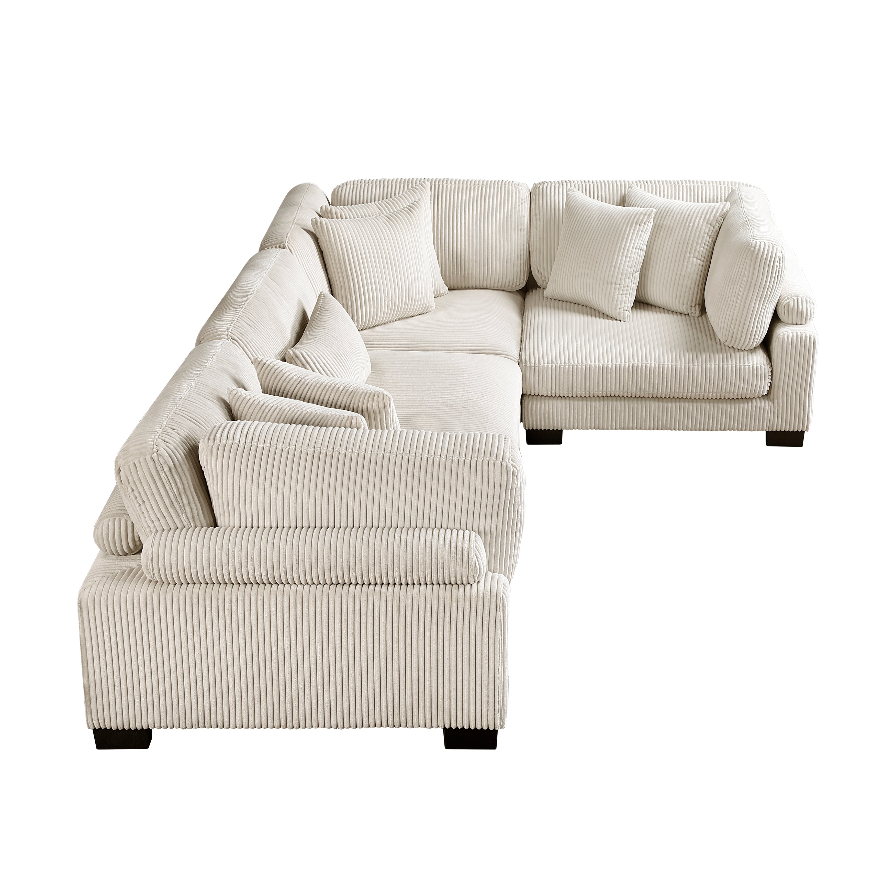 8555BE*3CRAC (4)4-Piece Modular Sectional - 8555BE*3CRAC