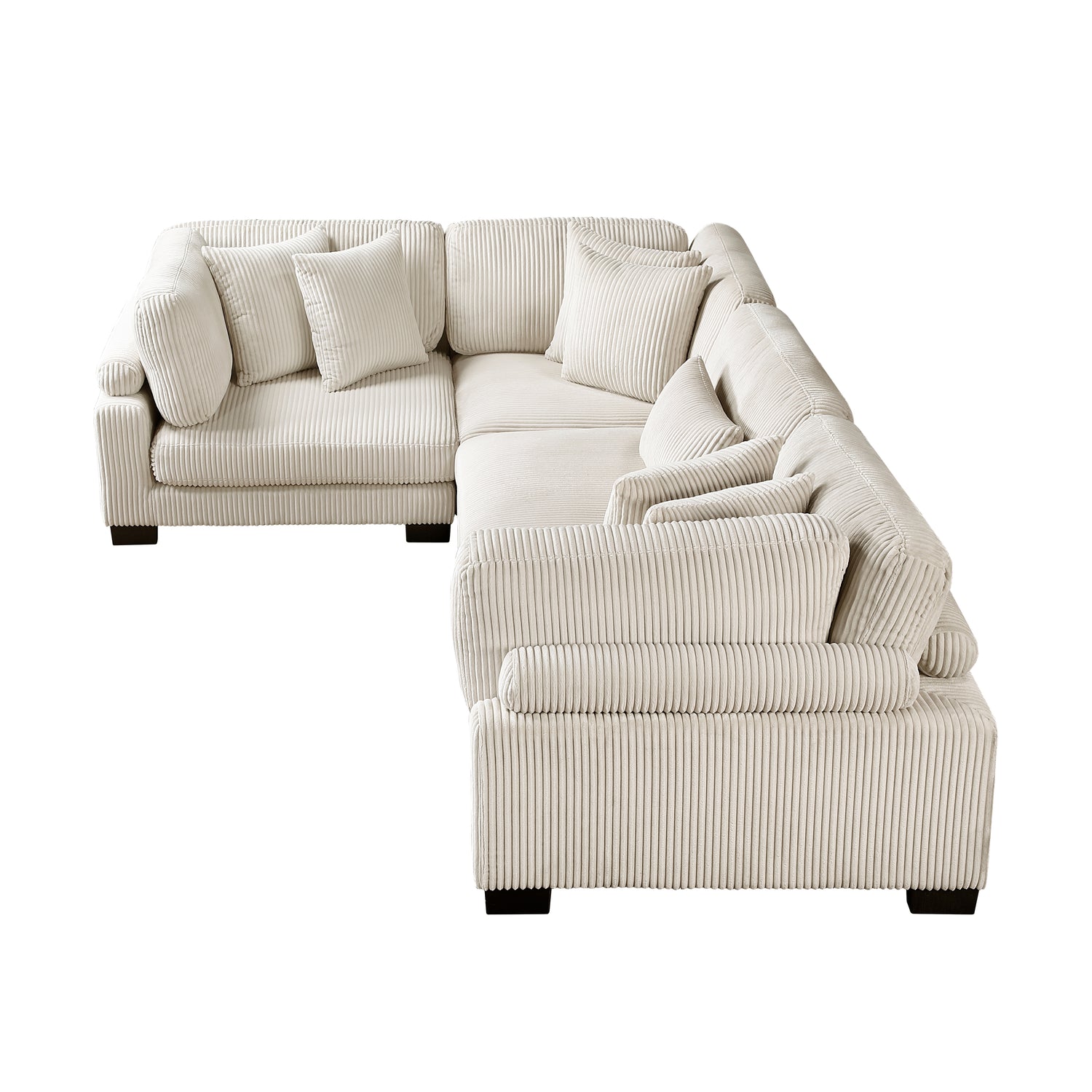 8555BE*3CRAC (4)4-Piece Modular Sectional - 8555BE*3CRAC