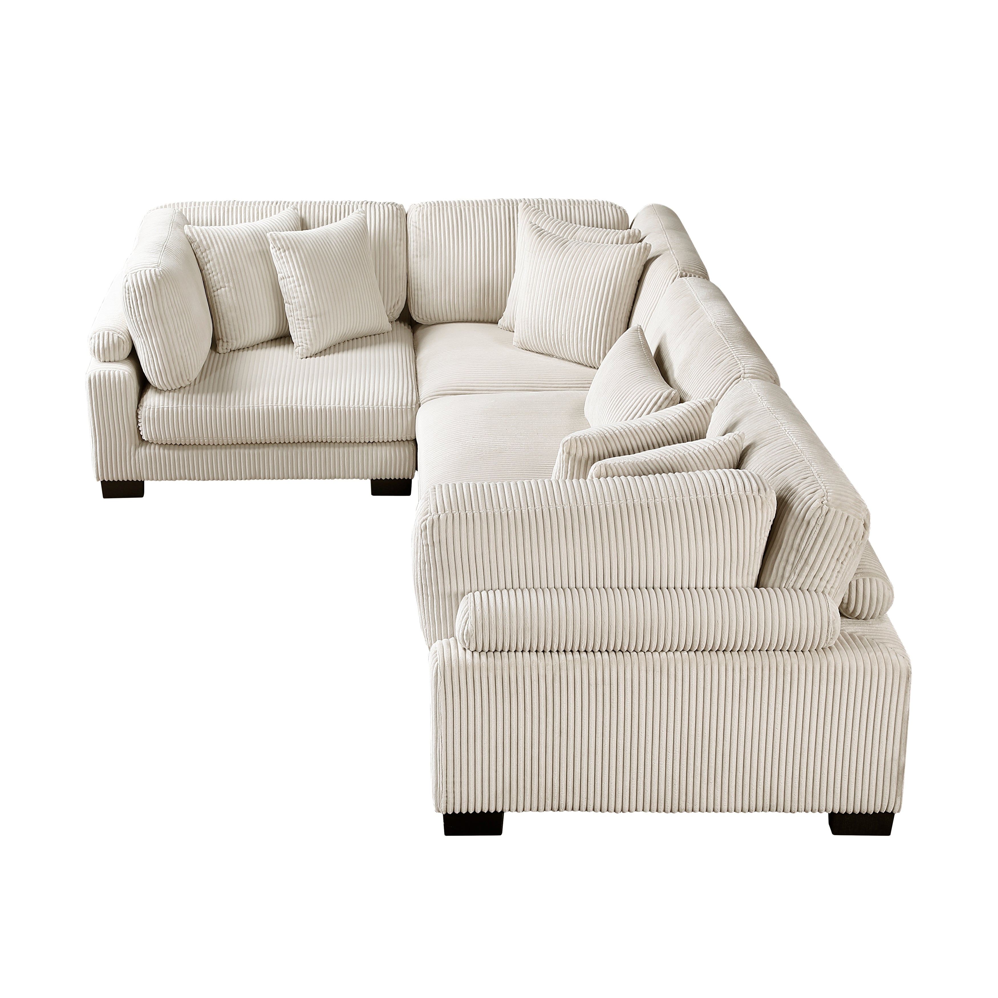 8555BE*3CRAC (4)4-Piece Modular Sectional - 8555BE*3CRAC