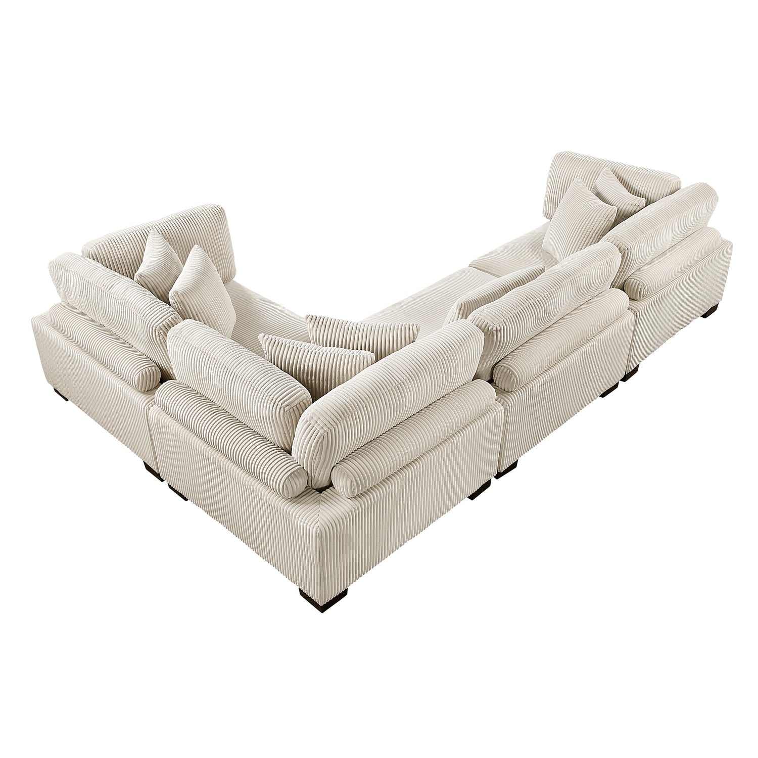 8555BE*3CRAC (4)4-Piece Modular Sectional - 8555BE*3CRAC