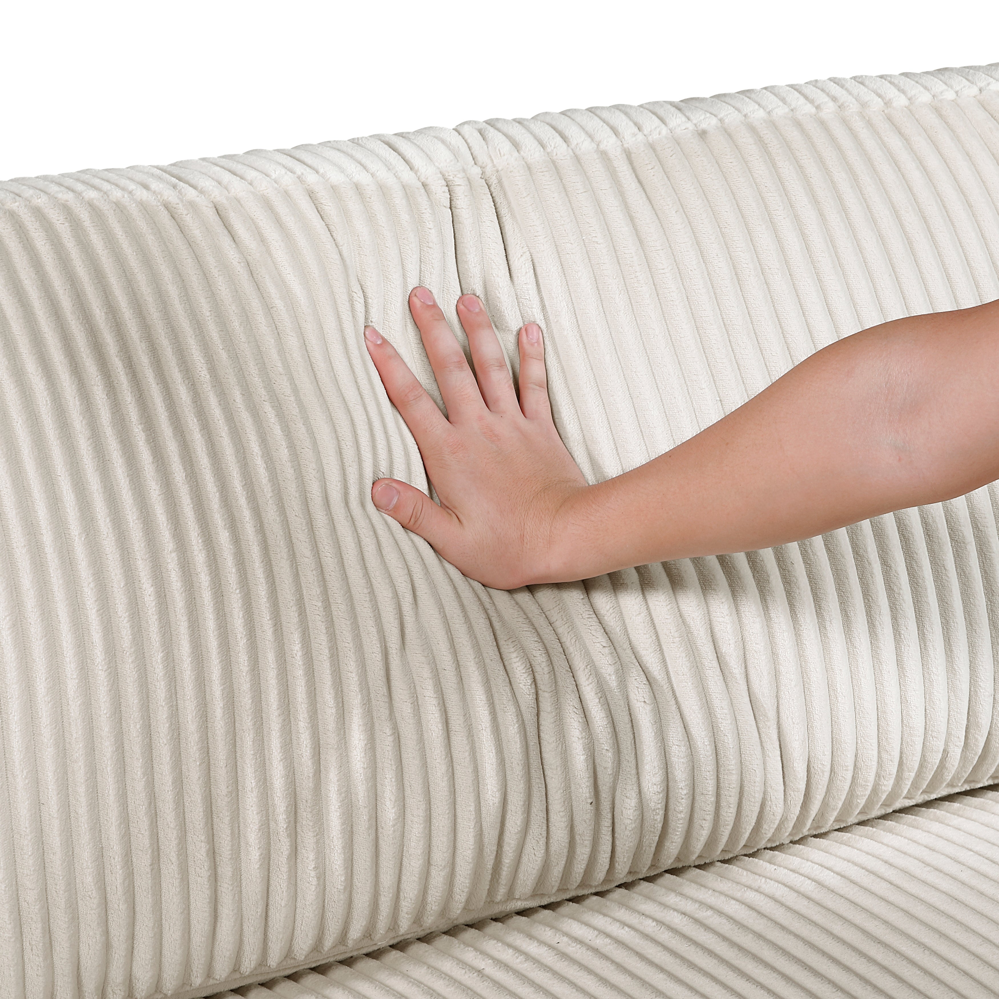 8555BE*3CRACOT (5)5-Piece Modular Sectional with Ottoman - 8555BE*3CRACOT