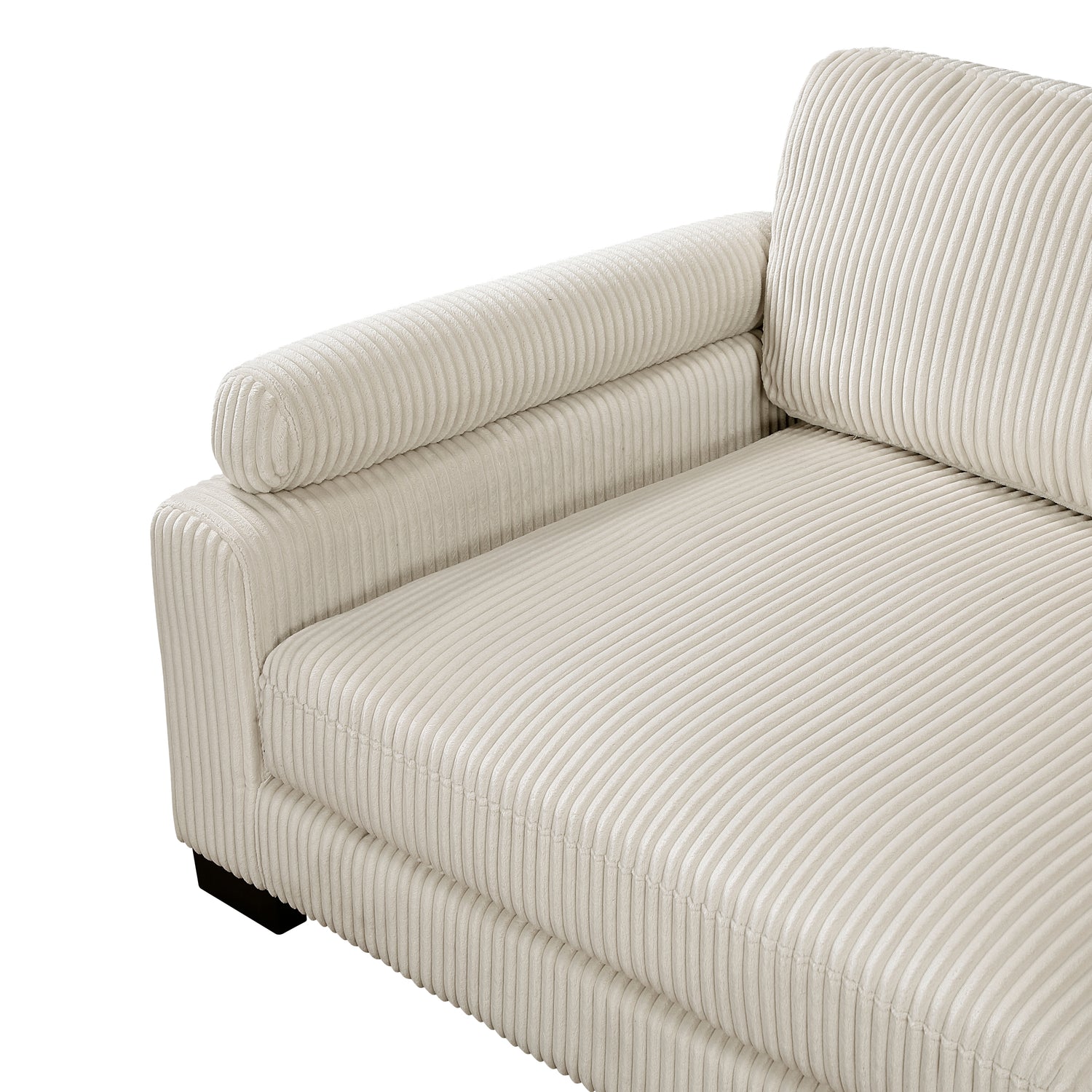 8555BE*CR2ACVCOT (5)5-Piece Modular Sectional with Reversible Chaise and Ottoman - 8555BE*CR2ACVCOT