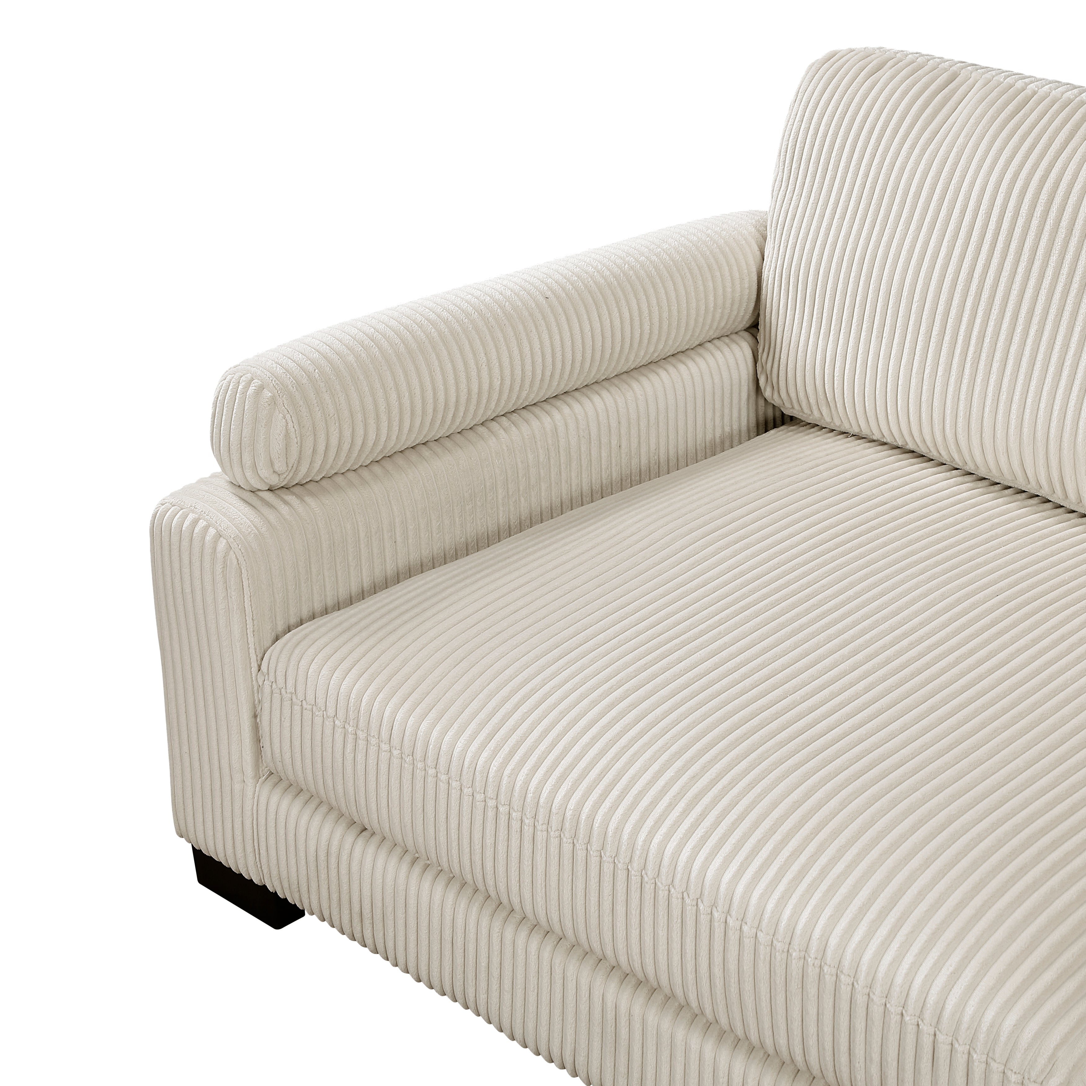 8555BE*CR2ACVCOT (5)5-Piece Modular Sectional with Reversible Chaise and Ottoman - 8555BE*CR2ACVCOT