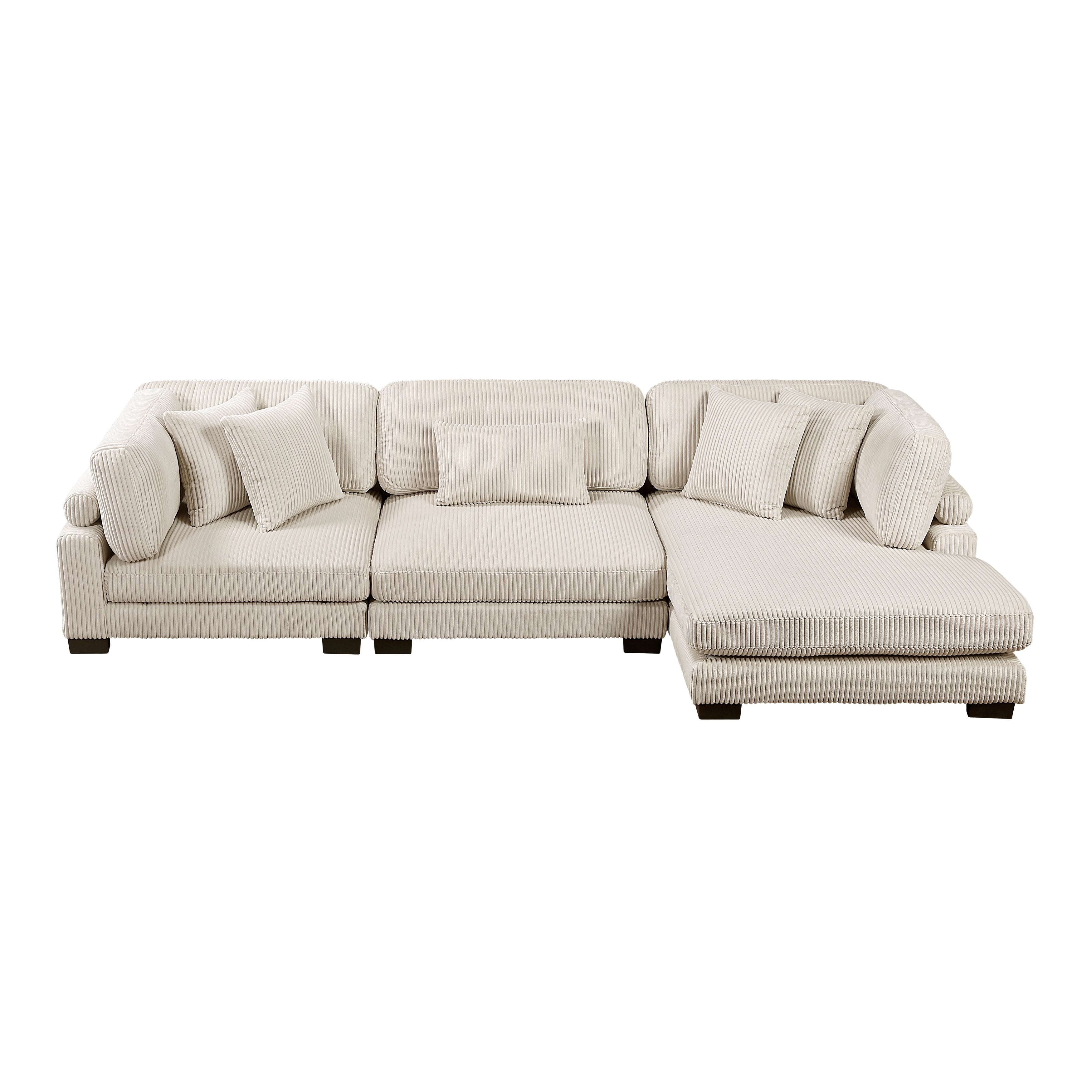 8555BE*CRACVC (3)3-Piece Modular Sectional with Reversible Chaise - 8555BE*CRACVC
