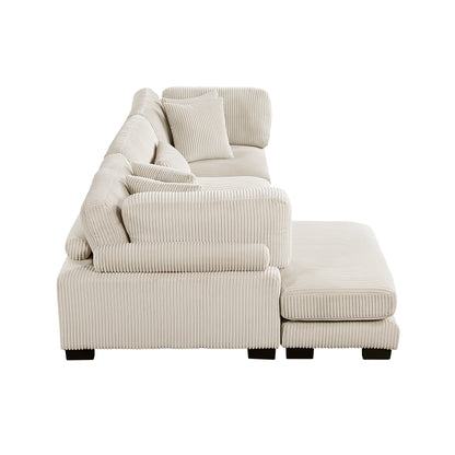 8555BE*CRACVC (3)3-Piece Modular Sectional with Reversible Chaise - 8555BE*CRACVC