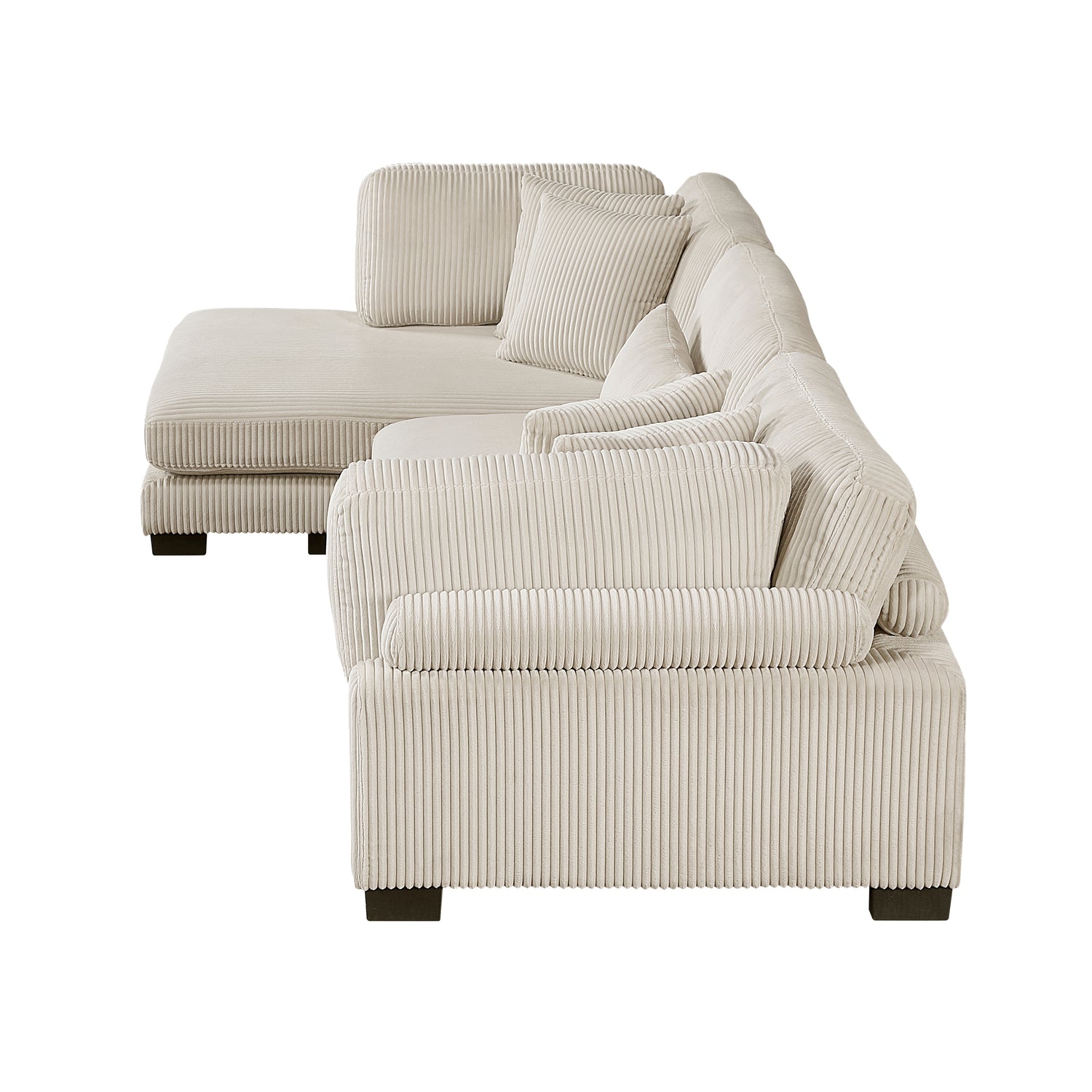 8555BE*CRACVC (3)3-Piece Modular Sectional with Reversible Chaise - 8555BE*CRACVC