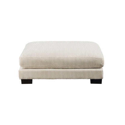 8555BE*CRACVCOT (4)4-Piece Modular Sectional with Reversible Chaise and Ottoman - 8555BE*CRACVCOT
