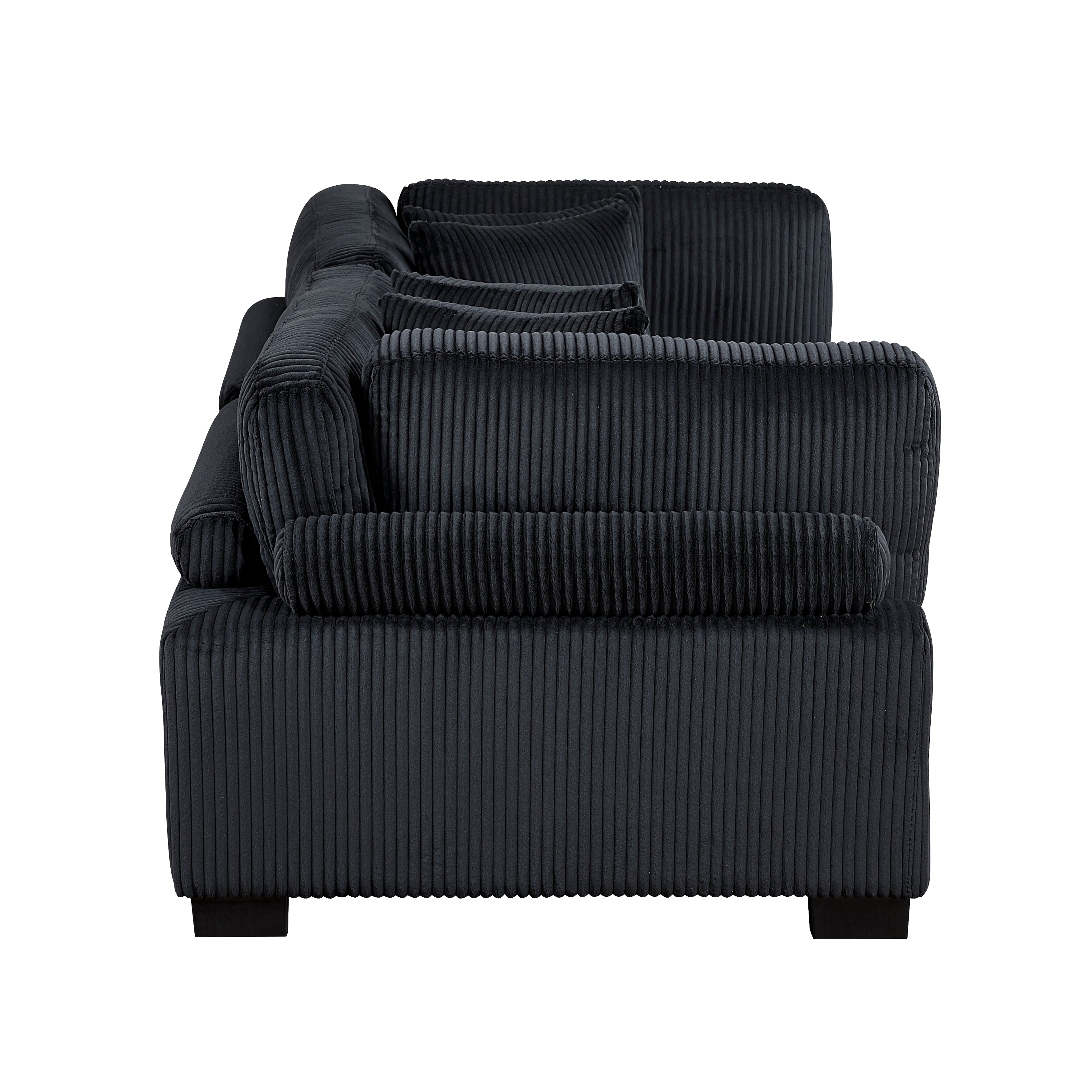 8555BK-2* (2) LOVE SEAT - 8555BK-2*