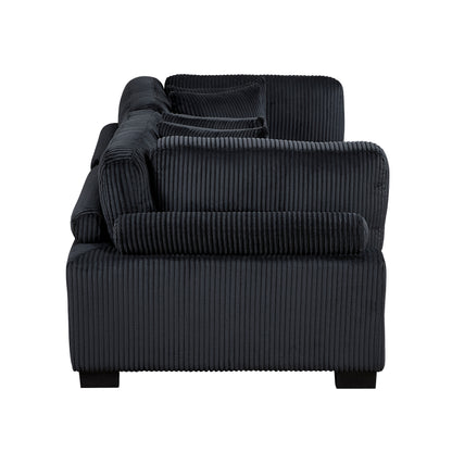 8555BK-2* (2) LOVE SEAT - 8555BK-2*