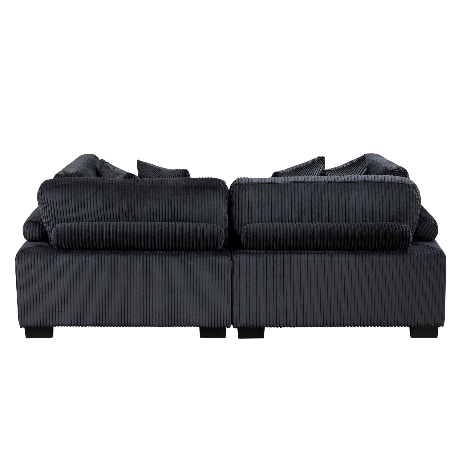 8555BK-2* (2) LOVE SEAT - 8555BK-2*