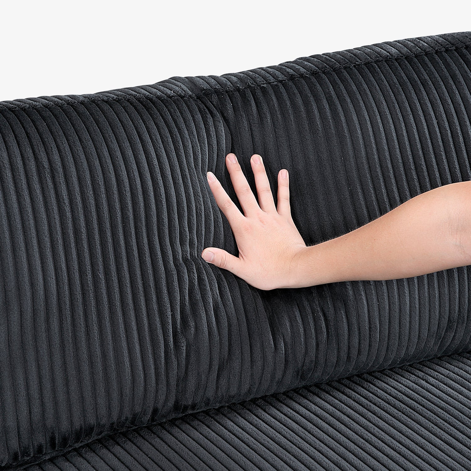 8555BK*2AC2VC (4)4-Piece Modular Sectional with Reversible Chaise - 8555BK*2AC2VC