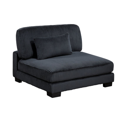 8555BK*2CR3ACVC (6)6-Piece Modular Sectional with Reversible Chaise - 8555BK*2CR3ACVC