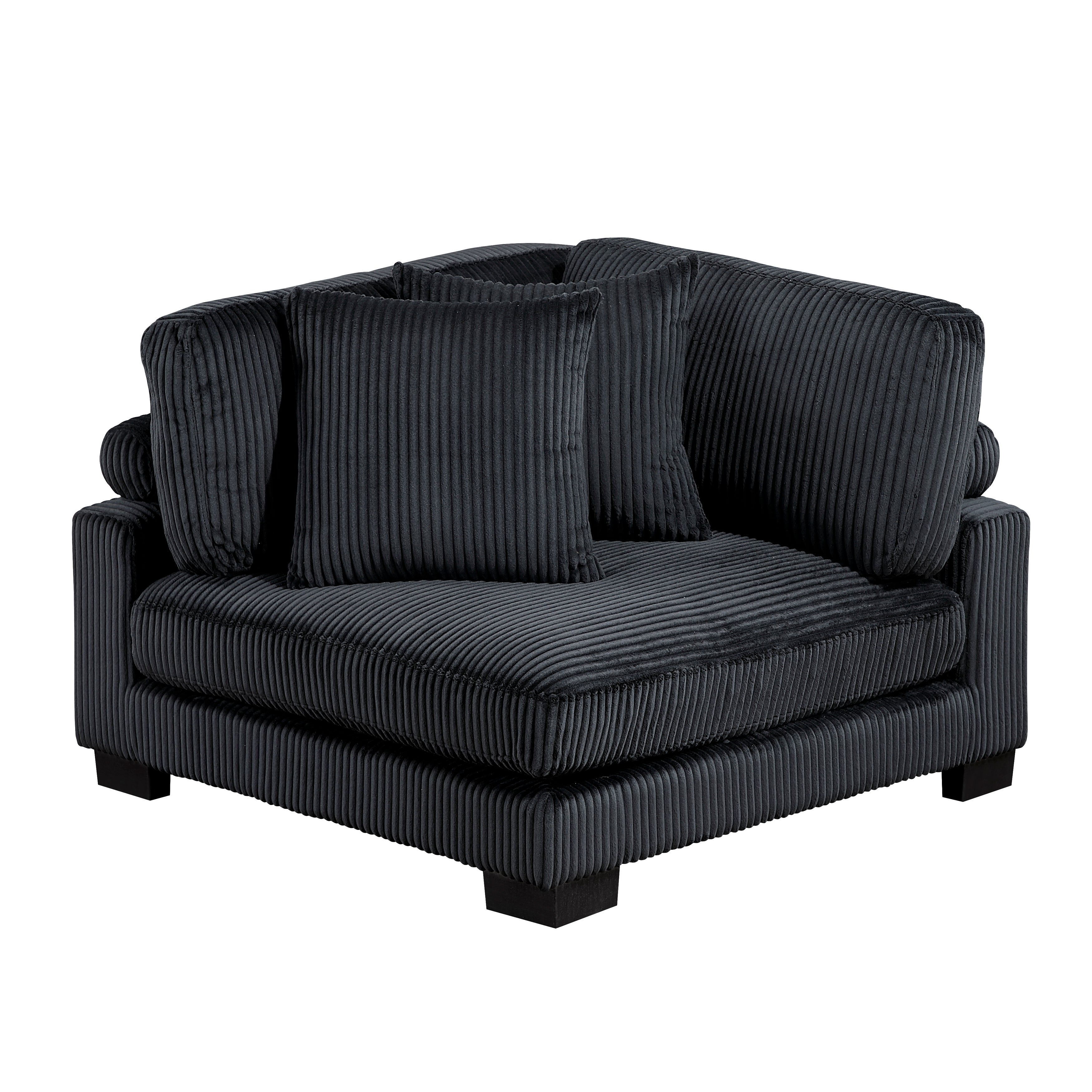 8555BK*2CR3ACVC (6)6-Piece Modular Sectional with Reversible Chaise - 8555BK*2CR3ACVC