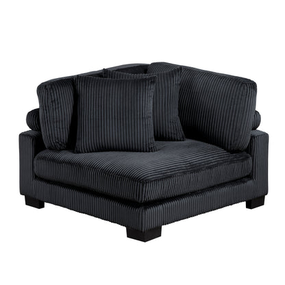8555BK*2CR3ACVC (6)6-Piece Modular Sectional with Reversible Chaise - 8555BK*2CR3ACVC