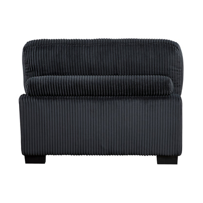 8555BK*2CR3ACVCOT (7)7-Piece Modular Sectional with Reversible Chaise and Ottoman - 8555BK*2CR3ACVCOT