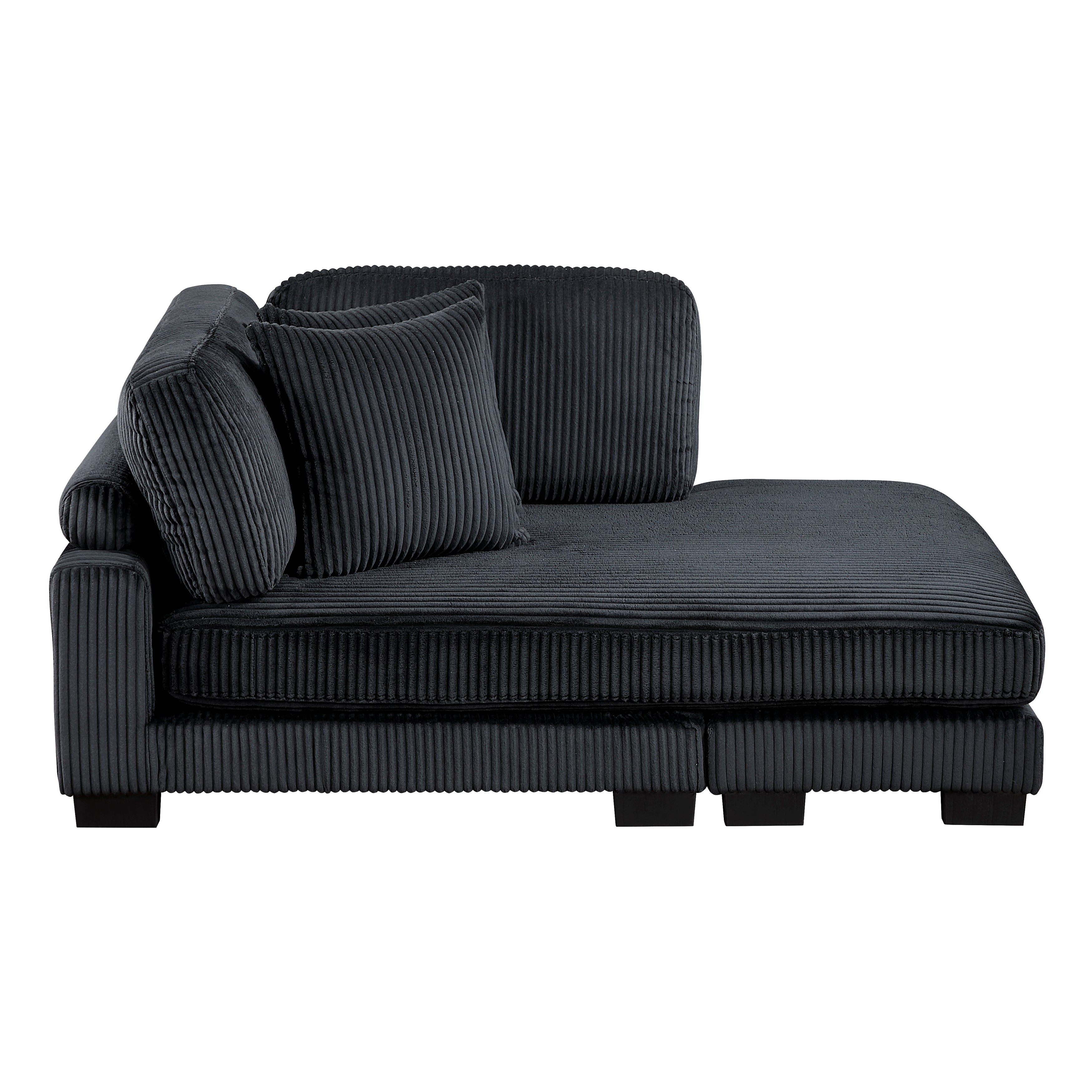 8555BK*2CR3ACVCOT (7)7-Piece Modular Sectional with Reversible Chaise and Ottoman - 8555BK*2CR3ACVCOT