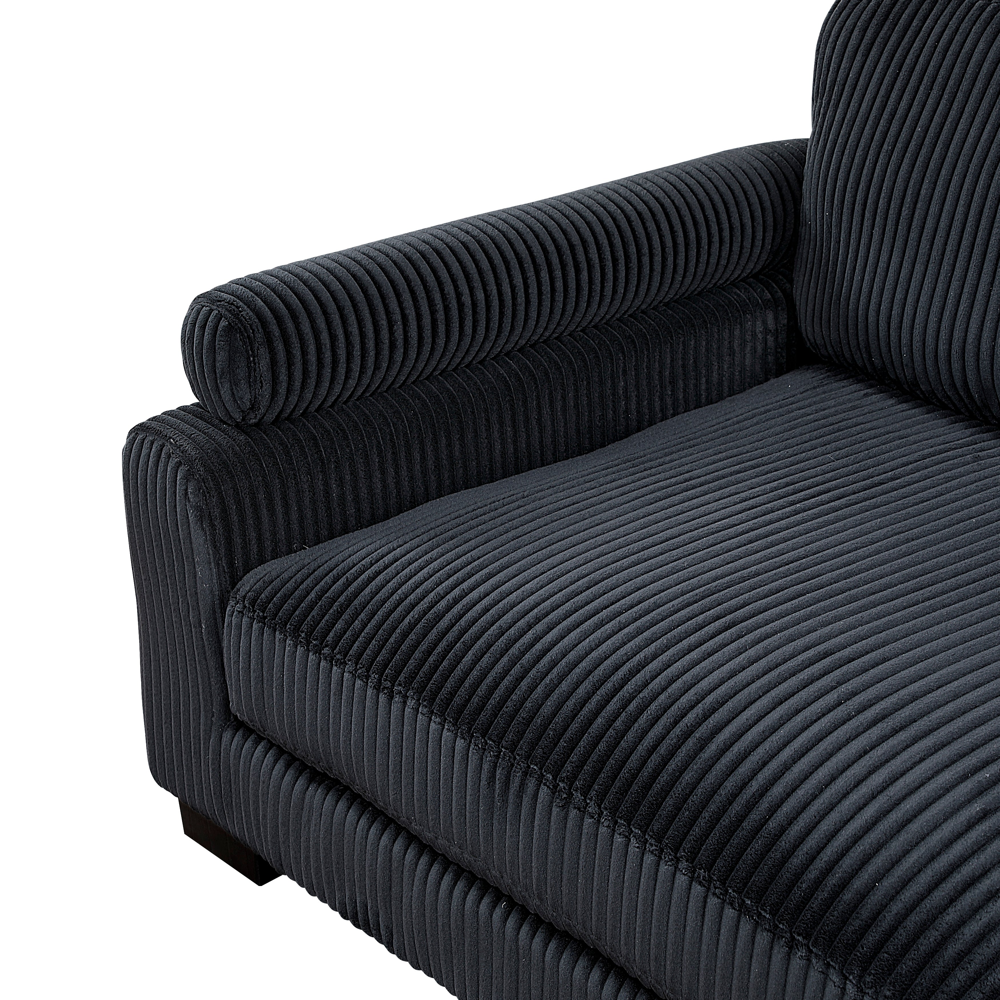 8555BK*2CR3ACVCOT (7)7-Piece Modular Sectional with Reversible Chaise and Ottoman - 8555BK*2CR3ACVCOT