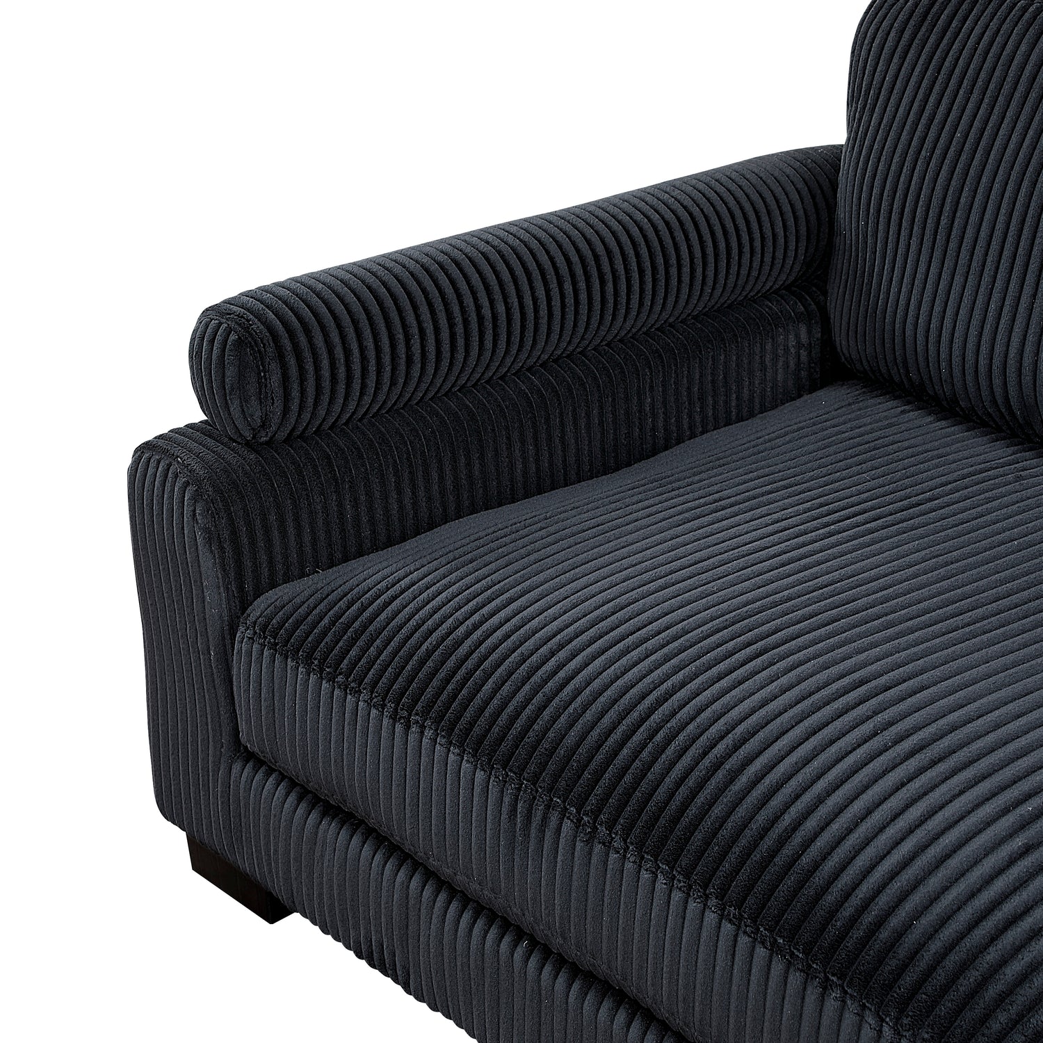 8555BK*3CR2ACOT (6)6-Piece Modular Sectional with Ottoman - 8555BK*3CR2ACOT