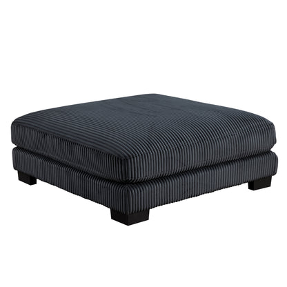 8555BK*3CRACOT (5)5-Piece Modular Sectional with Ottoman - 8555BK*3CRACOT