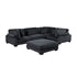 8555BK*3CRACOT (5)5-Piece Modular Sectional with Ottoman - 8555BK*3CRACOT