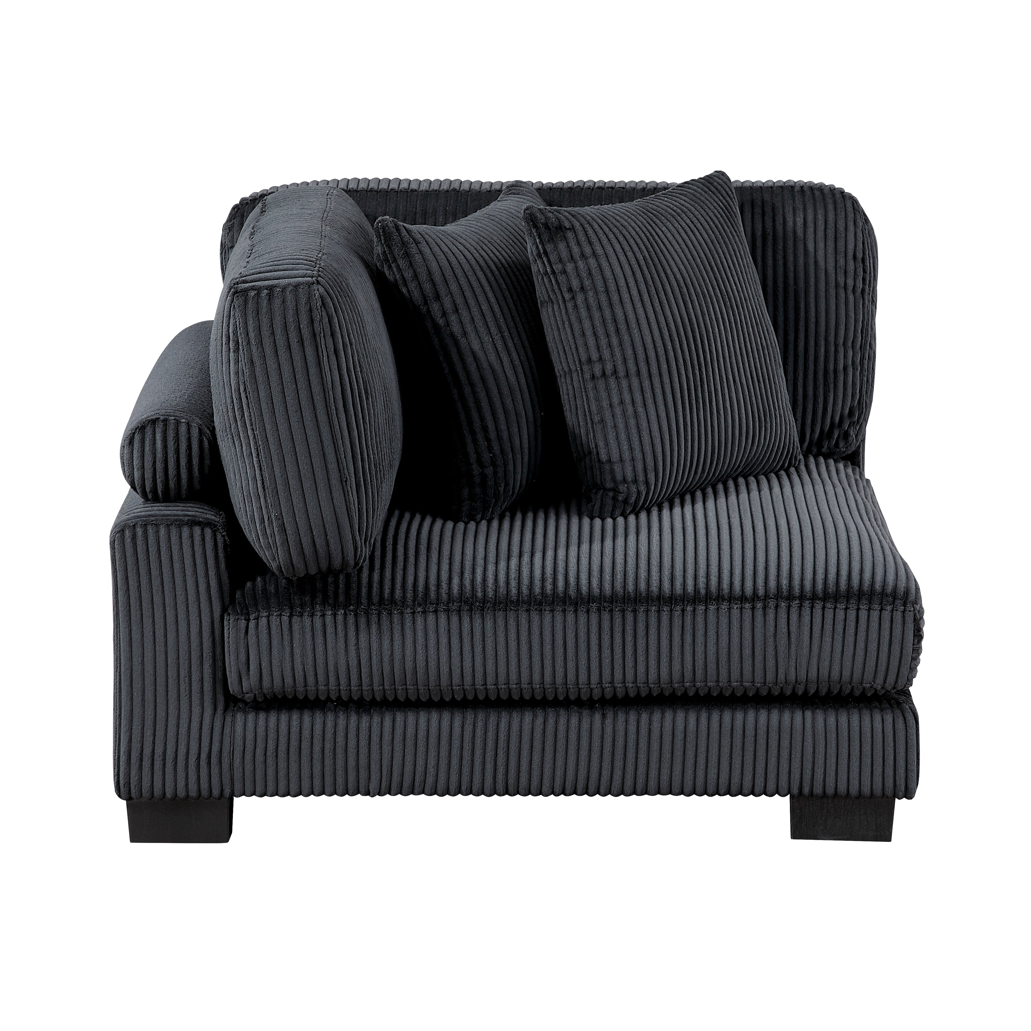 8555BK*3CRACOT (5)5-Piece Modular Sectional with Ottoman - 8555BK*3CRACOT