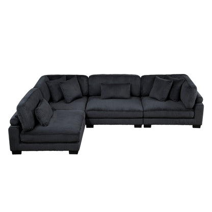 8555BK*4SC (4)4-PIECE MODULAR SECTIONAL - 8555BK*4SC
