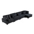 8555BK*CR2ACVC (4)4-Piece Modular Sectional with Reversible Chaise - 8555BK*CR2ACVC
