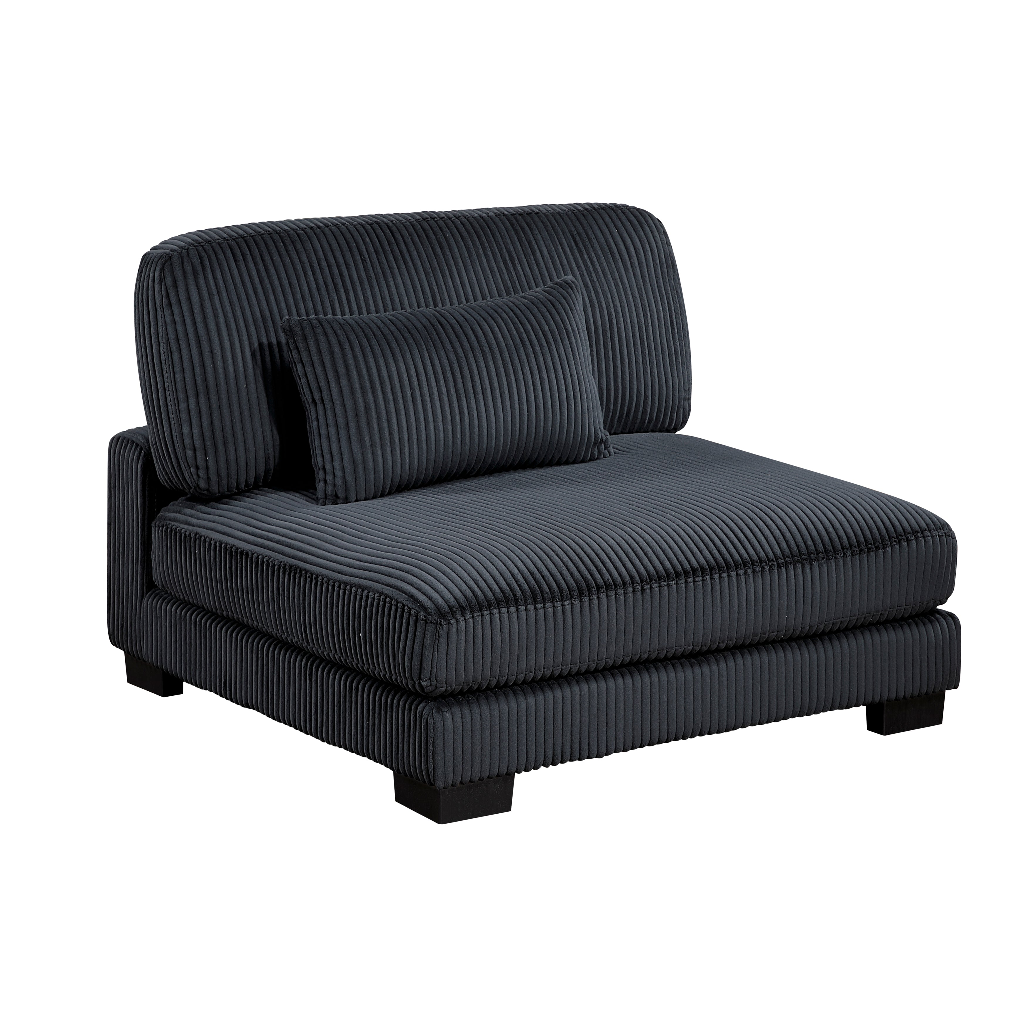 8555BK*CR2ACVCOT (5)5-Piece Modular Sectional with Reversible Chaise and Ottoman - 8555BK*CR2ACVCOT