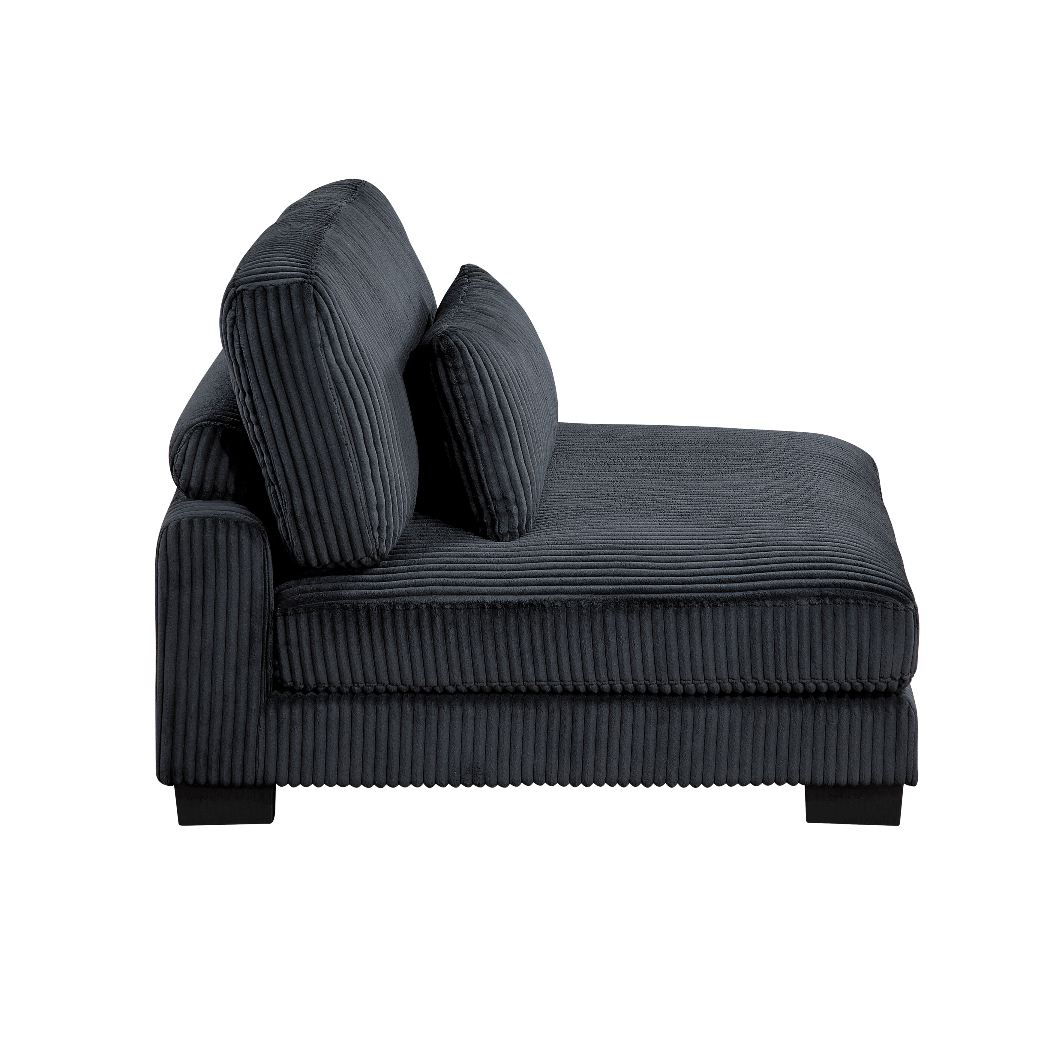 8555BK*CR2ACVCOT (5)5-Piece Modular Sectional with Reversible Chaise and Ottoman - 8555BK*CR2ACVCOT