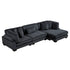 8555BK*CRACVC (3)3-Piece Modular Sectional with Reversible Chaise - 8555BK*CRACVC