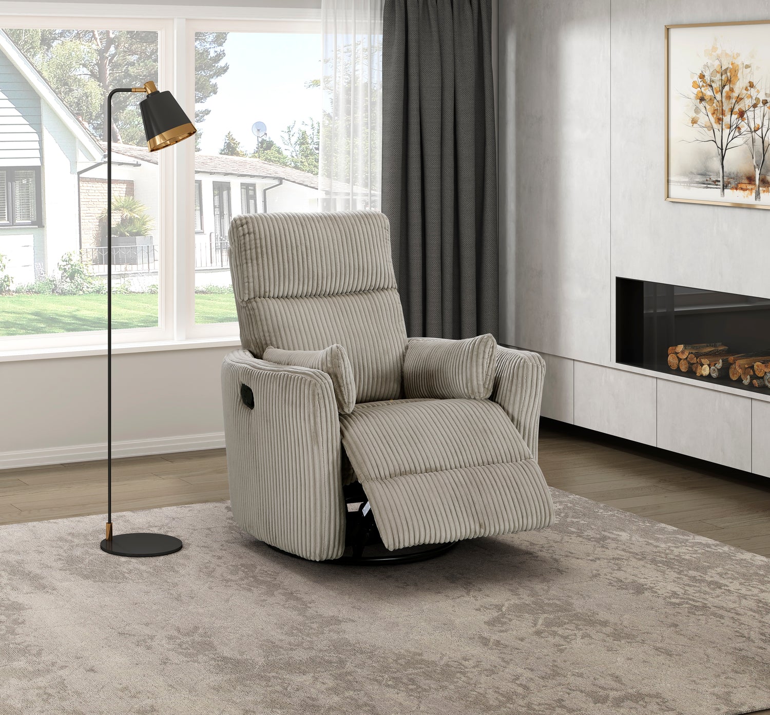 8555GB-1SW Swivel Glider Reclining Chair - 8555GB-1SW