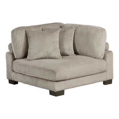 8555GB*2AC1CROT (4)4-Piece Modular Sectional with Ottoman - 8555GB*2AC1CROT