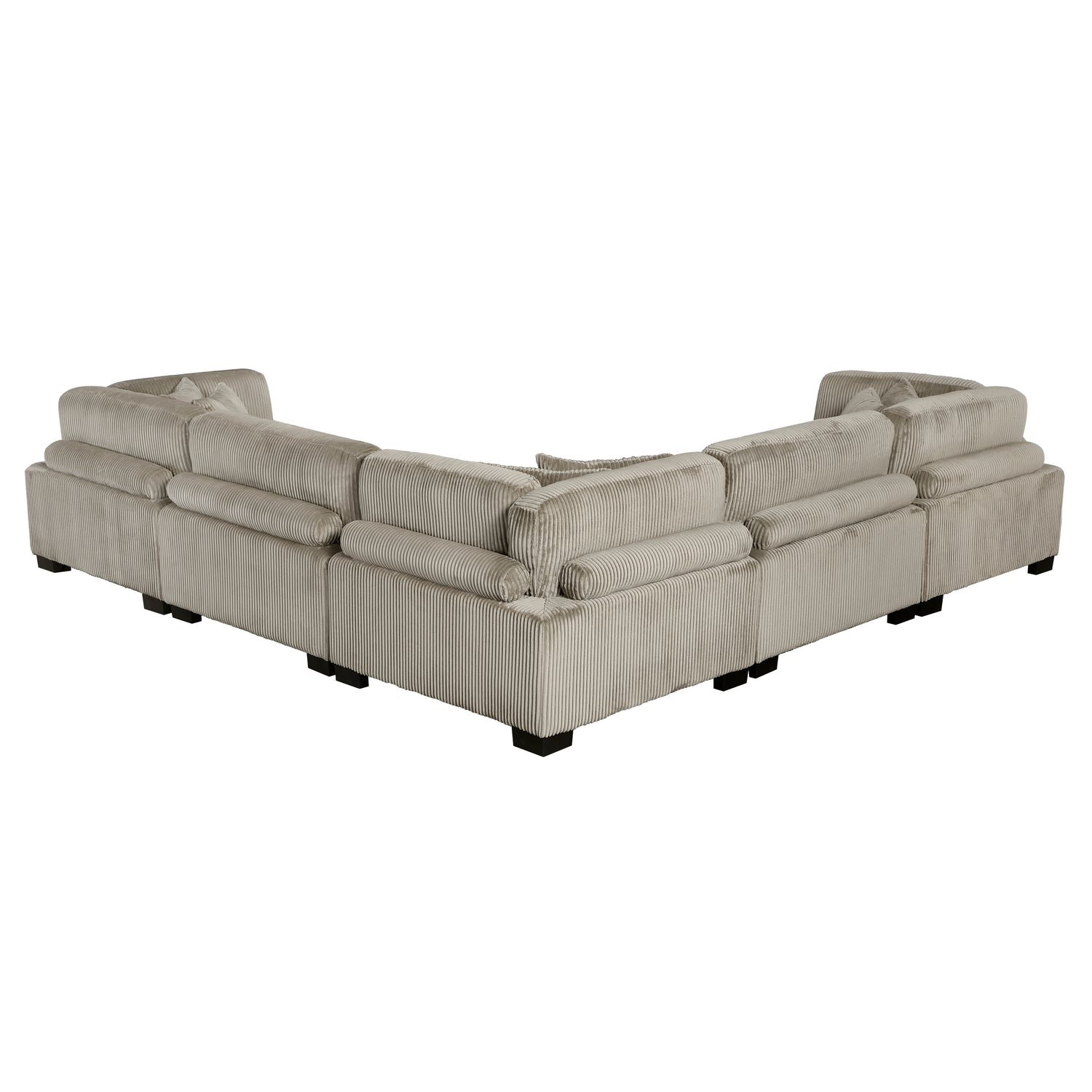 8555GB*2AC3CR (5)5-Piece Modular Sectional - 8555GB*2AC3CR