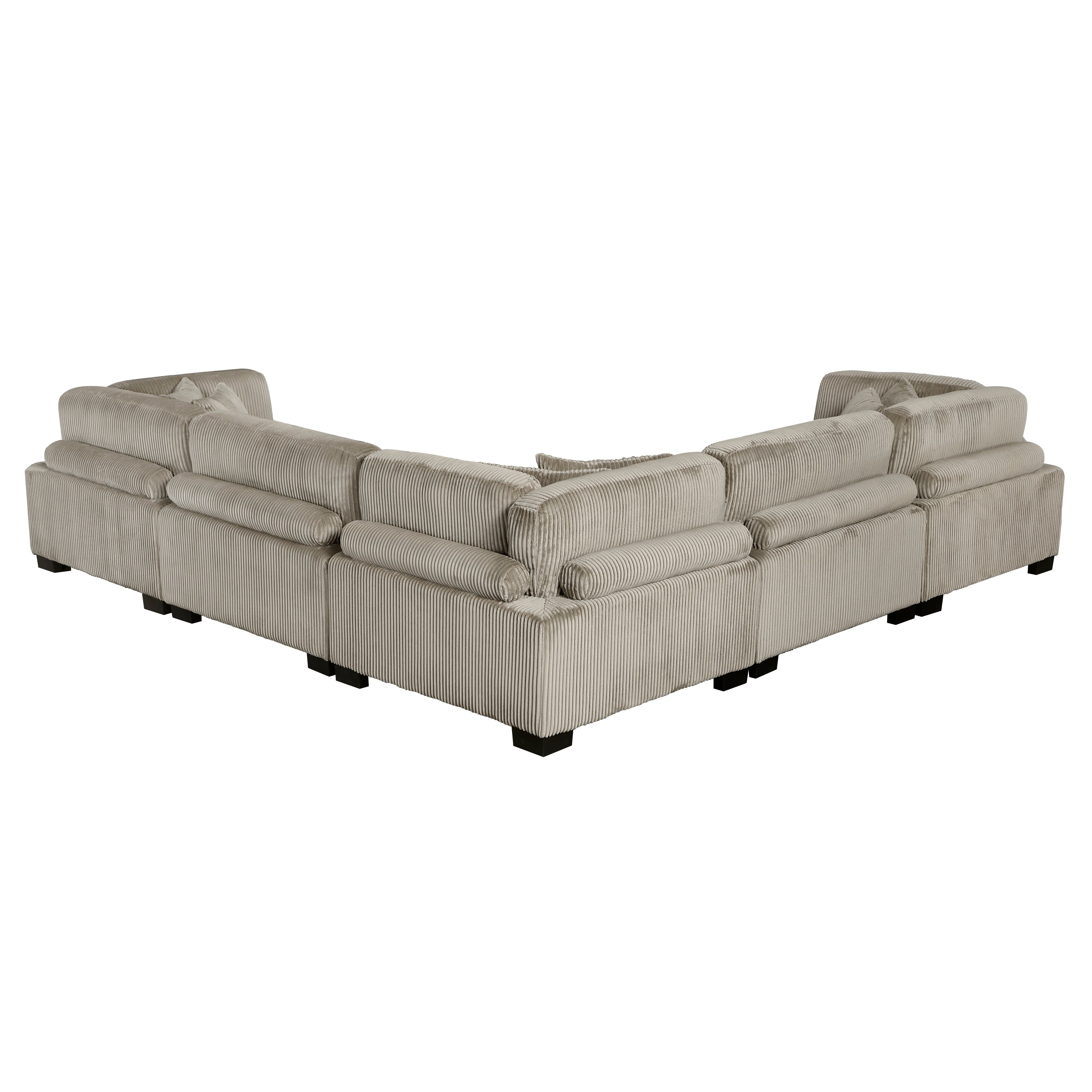 8555GB*2AC3CR (5)5-Piece Modular Sectional - 8555GB*2AC3CR