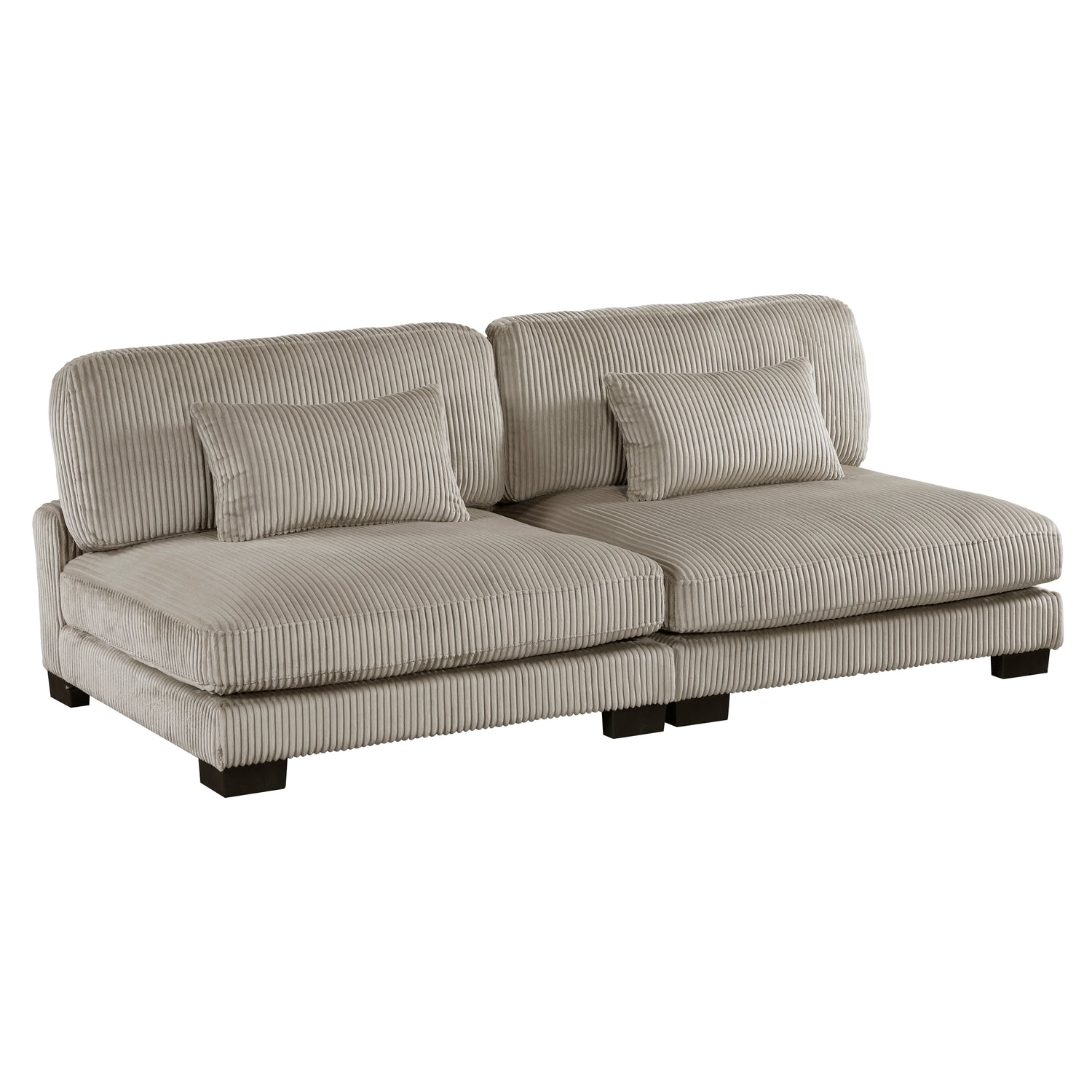 8555GB*2CR2AC2OT (6)6-Piece Modular Sectional with Ottomans - 8555GB*2CR2AC2OT