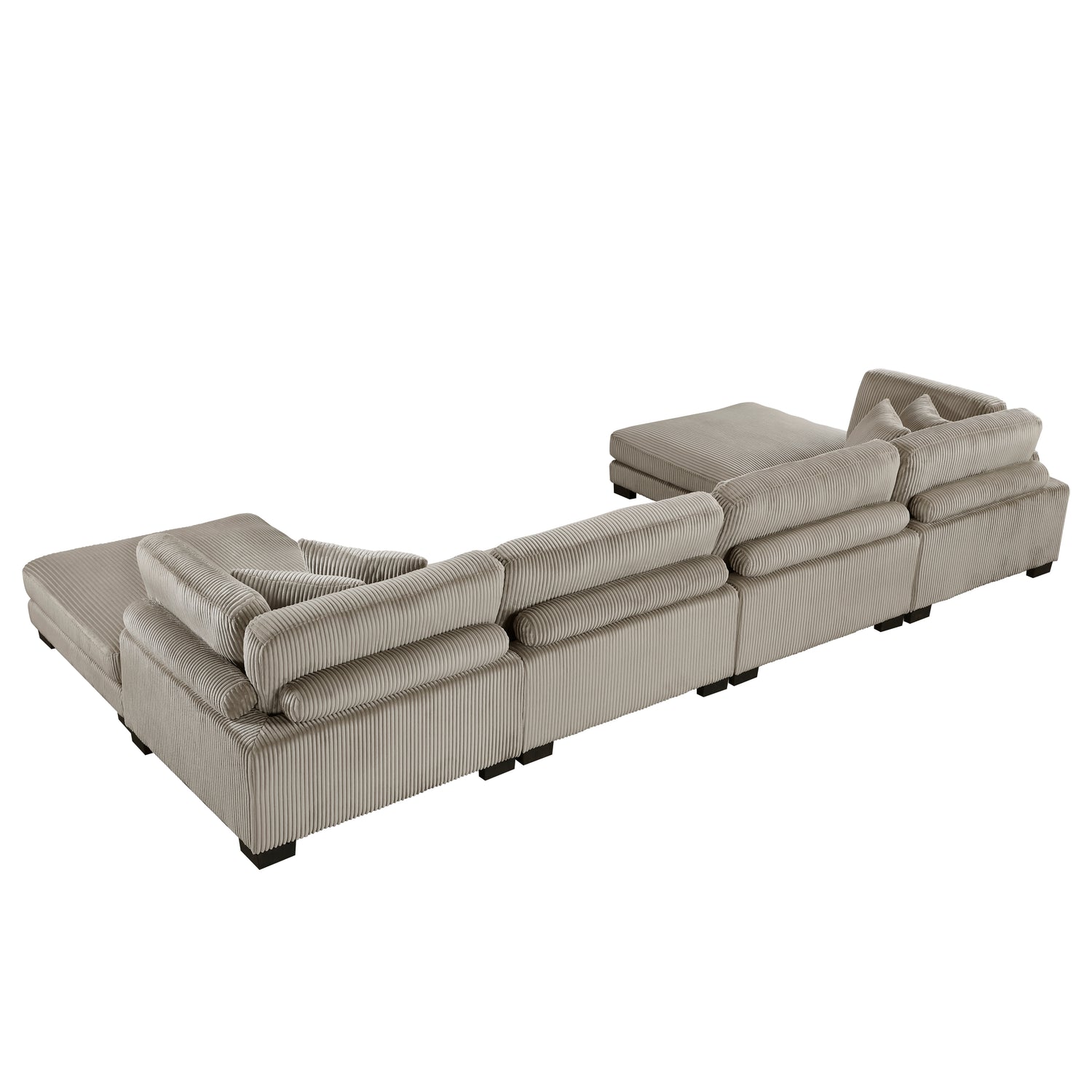 8555GB*2CR2AC2OT (6)6-Piece Modular Sectional with Ottomans - 8555GB*2CR2AC2OT
