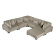 8555GB*3CR2ACOT (6)6-Piece Modular Sectional with Ottoman - 8555GB*3CR2ACOT