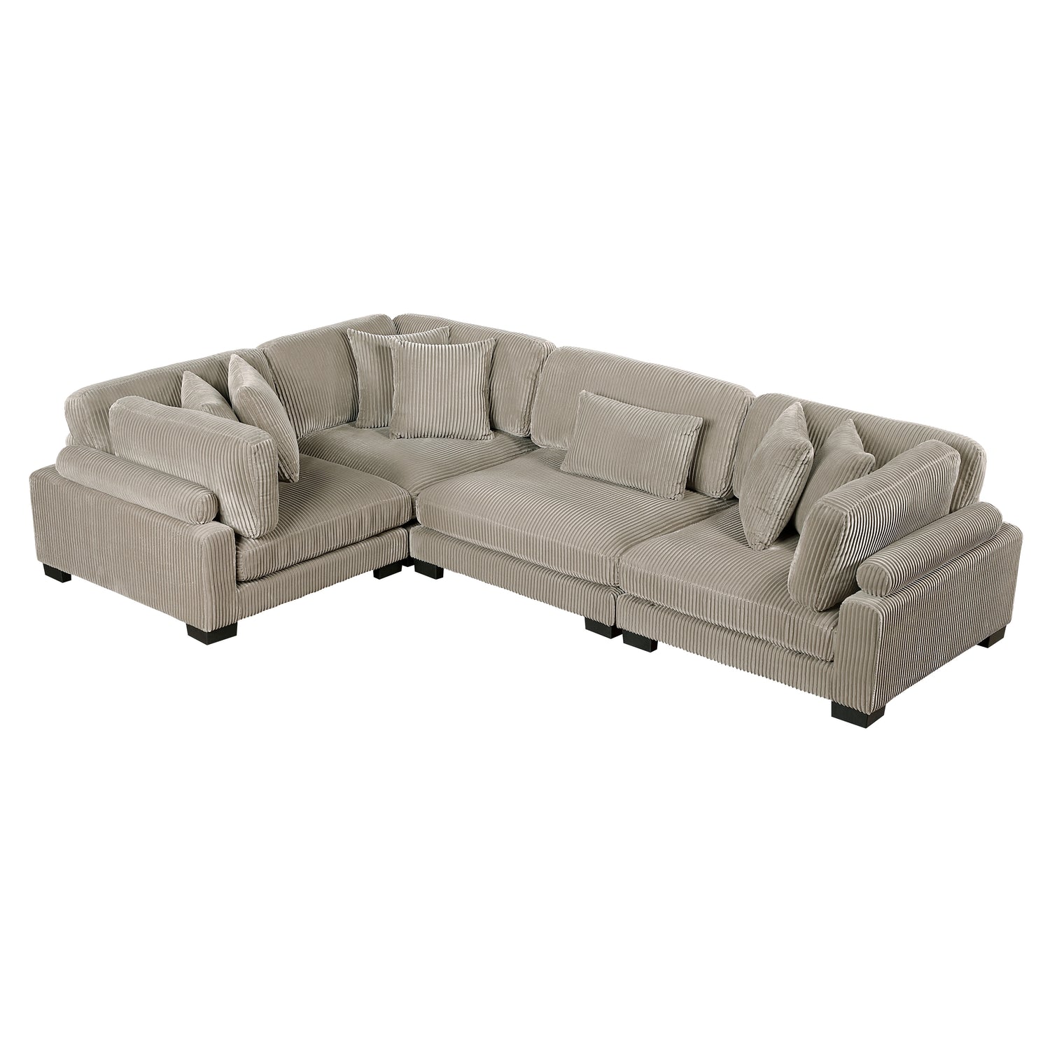 8555GB*3CRAC (4)4-Piece Modular Sectional - 8555GB*3CRAC