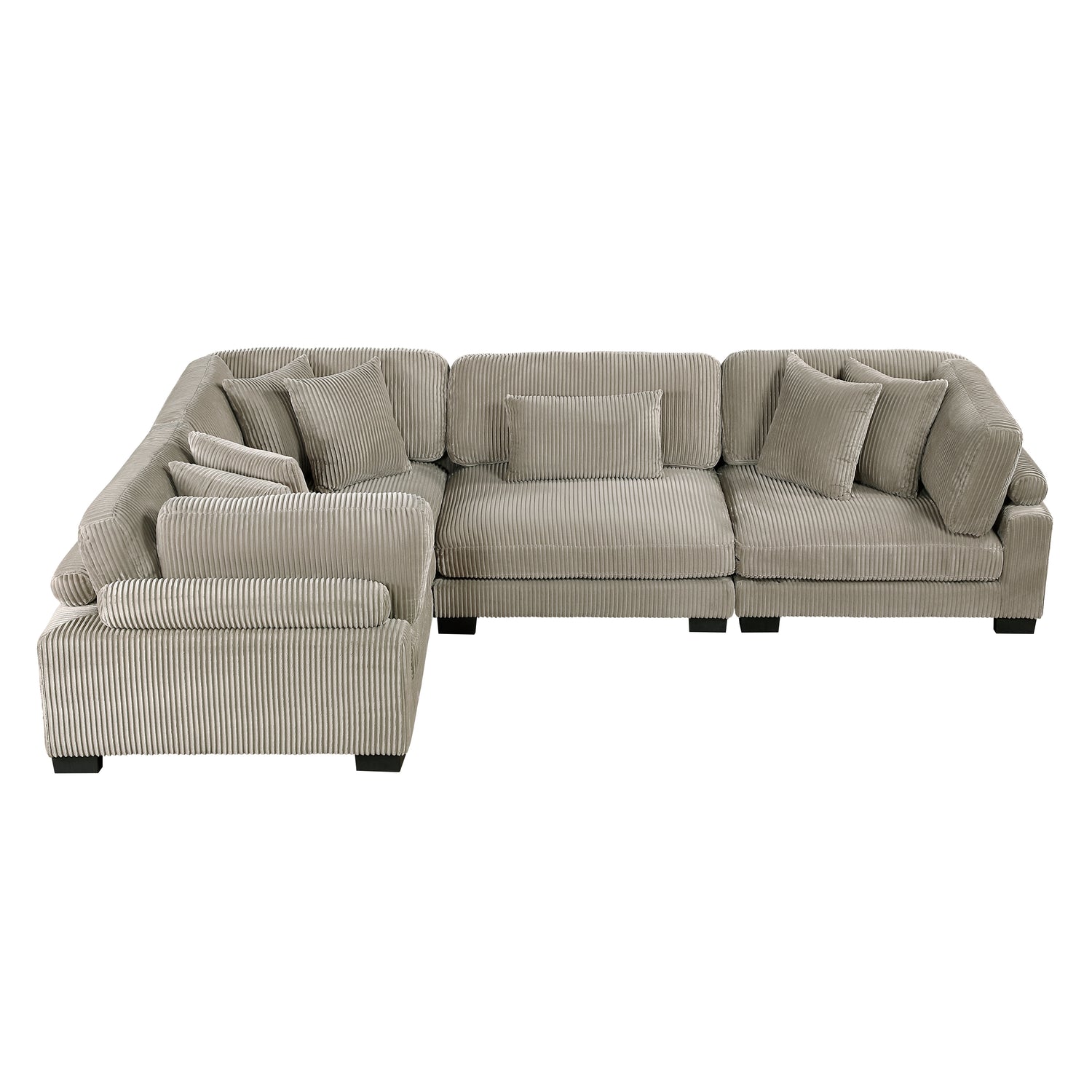 8555GB*3CRAC (4)4-Piece Modular Sectional - 8555GB*3CRAC