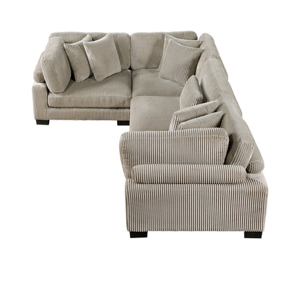 8555GB*3CRAC (4)4-Piece Modular Sectional - 8555GB*3CRAC