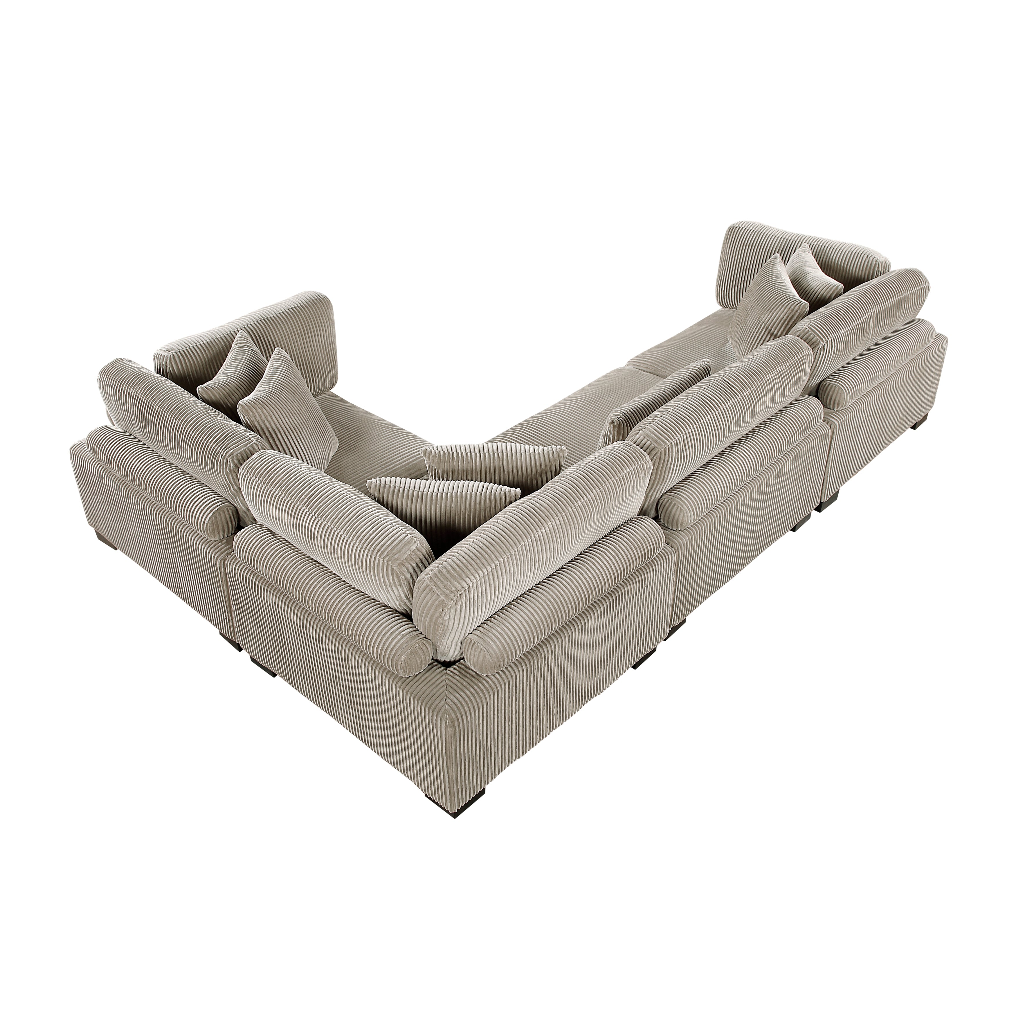 8555GB*3CRAC (4)4-Piece Modular Sectional - 8555GB*3CRAC