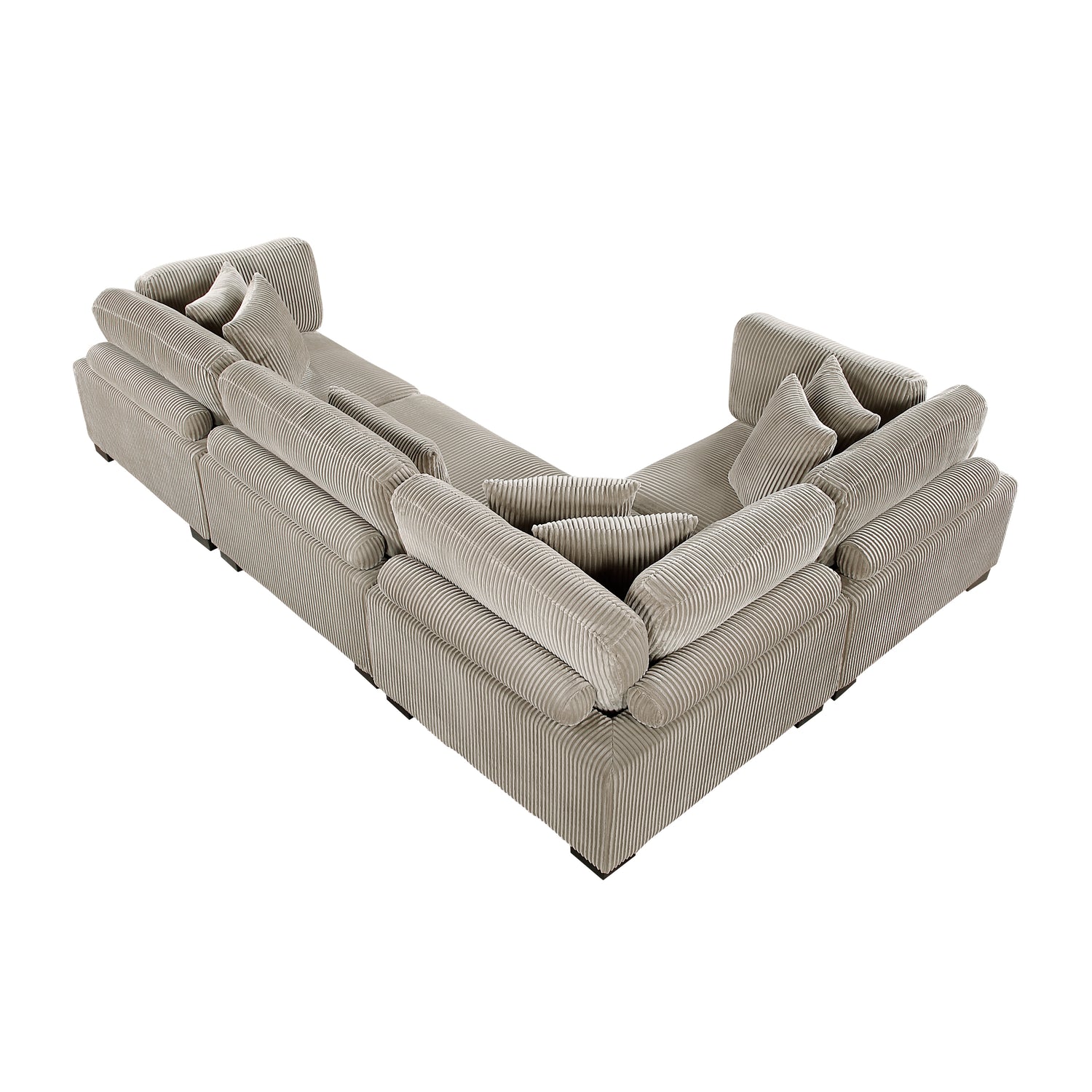 8555GB*3CRAC (4)4-Piece Modular Sectional - 8555GB*3CRAC