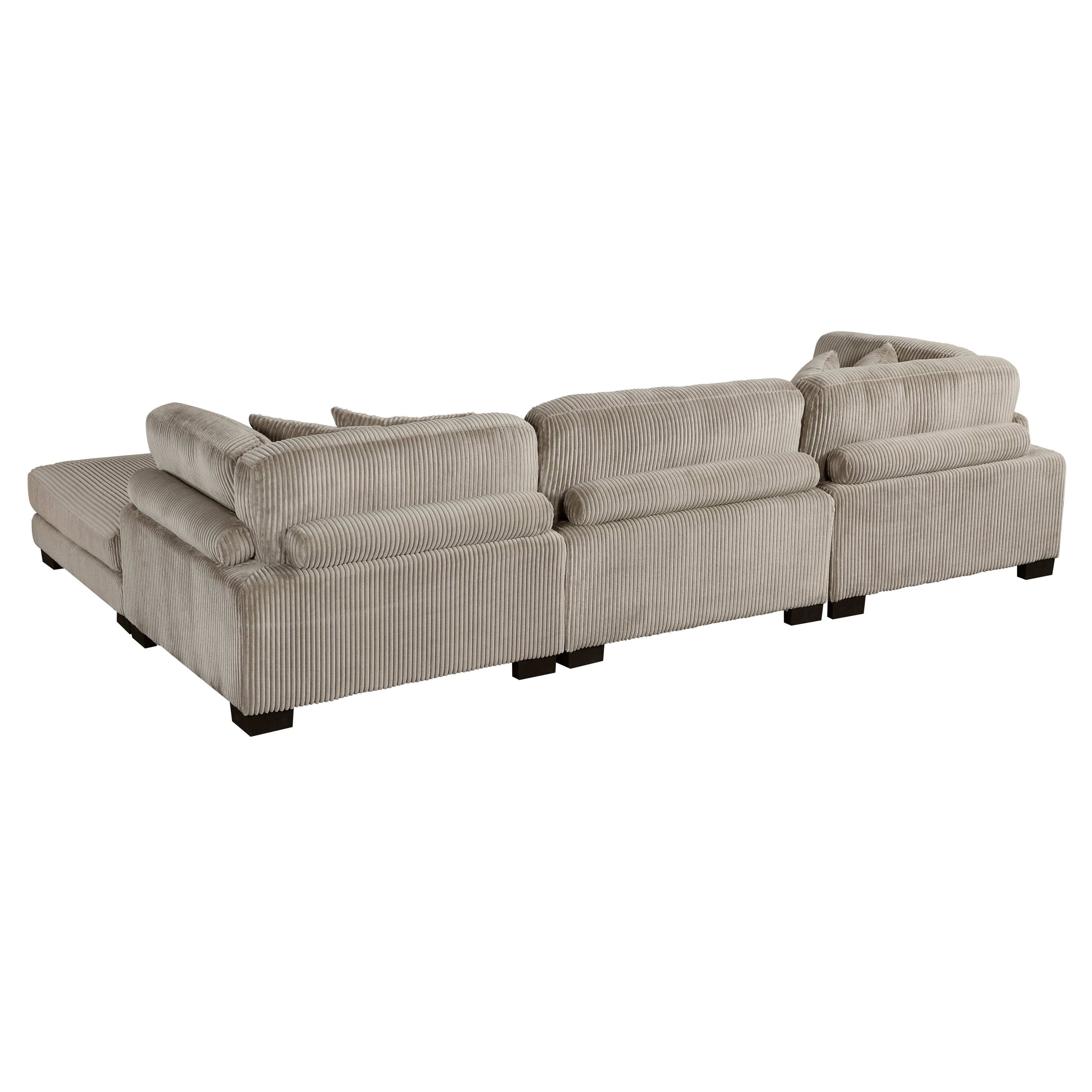 8555GB*4OT (4)4-Piece Modular Sectional with Ottoman - 8555GB*4OT