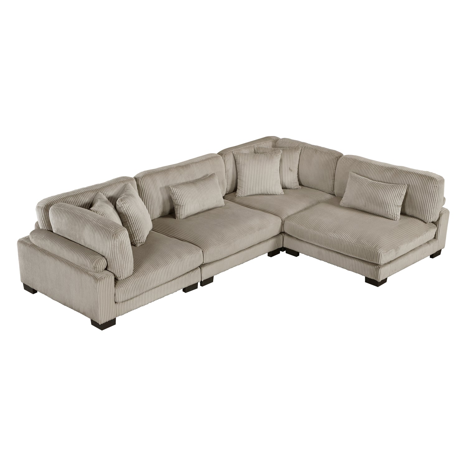 8555GB*4SC (4)4-Piece Modular Sectional - 8555GB*4SC